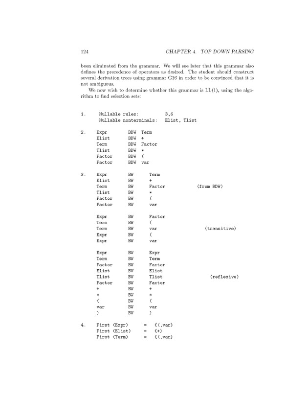 Compiler Design: Theory, Tools, and Examples - Page 124